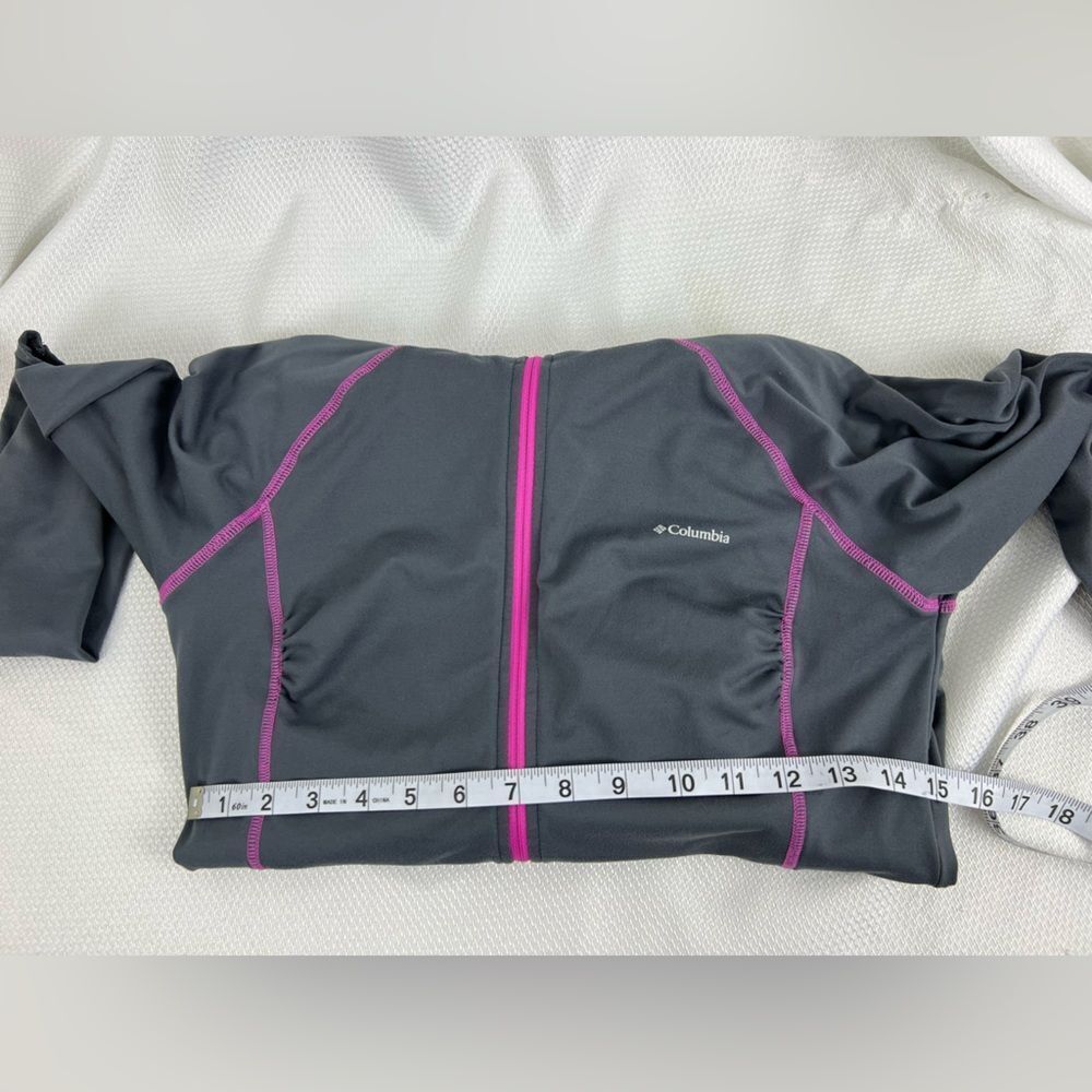 Columbia Womens Full Zip Hooded Long Sleeve Jacket Pockets Gray Size XSmall - Picture 10 of 11